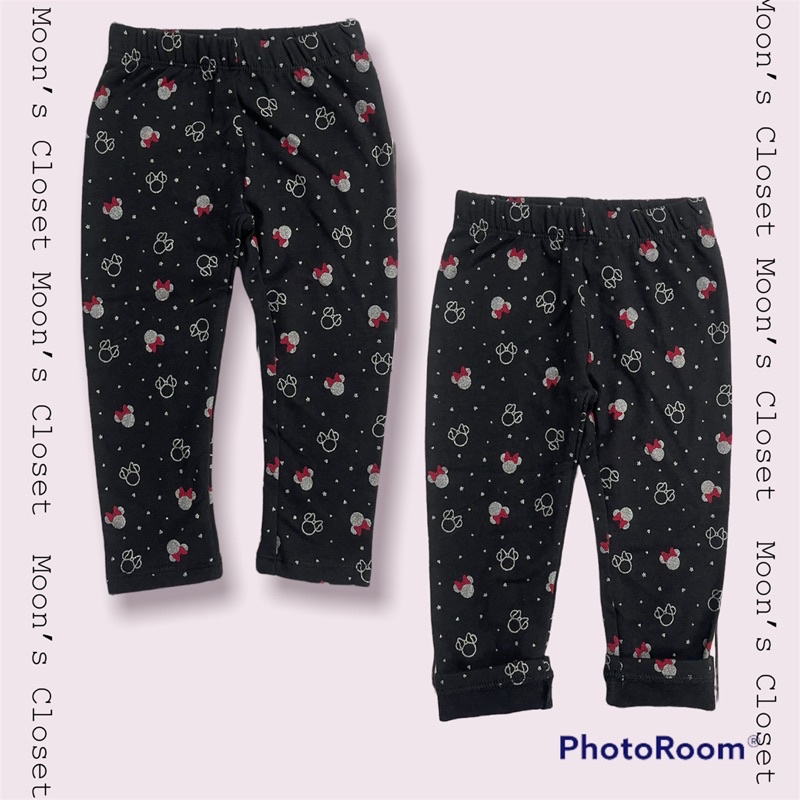 Quần nỉ da cá GAP hoạ tiết Minnie size 2y-5y (12-20kg)