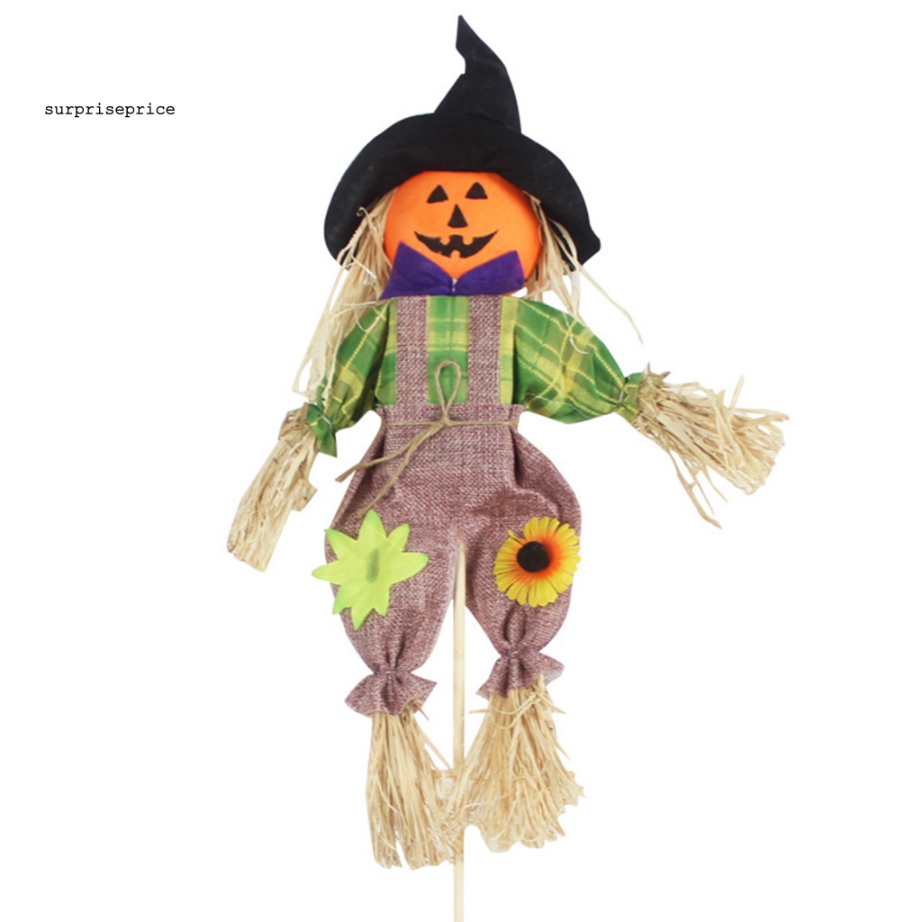 Bù Nhìn Rơm Nhiều Màu Sắc Dùng Để Trang Trí Vườn Lễ Tạ Ơn