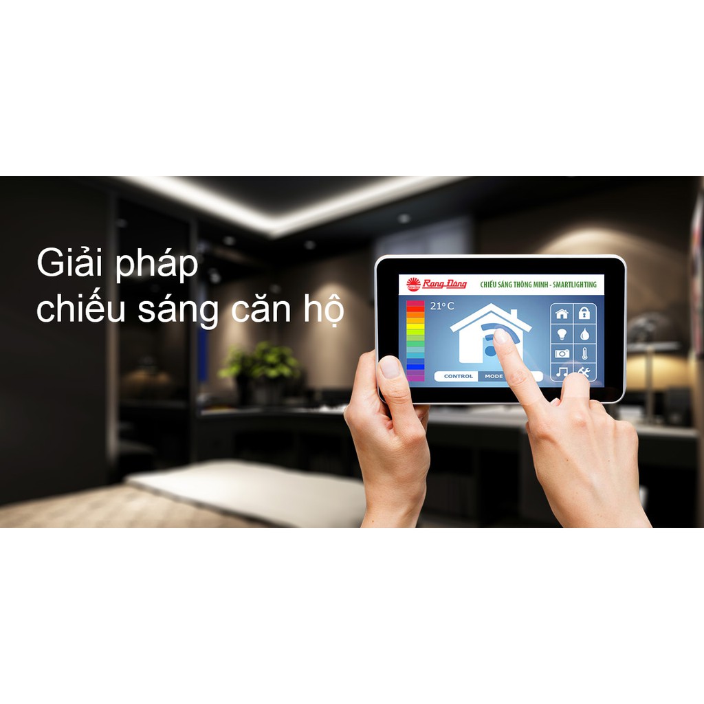 Bóng đèn Rạng Đông LED Bulb RGB 9W Điều khiển bằng Smartphone Model: LED A60 RGBW/9W.WF