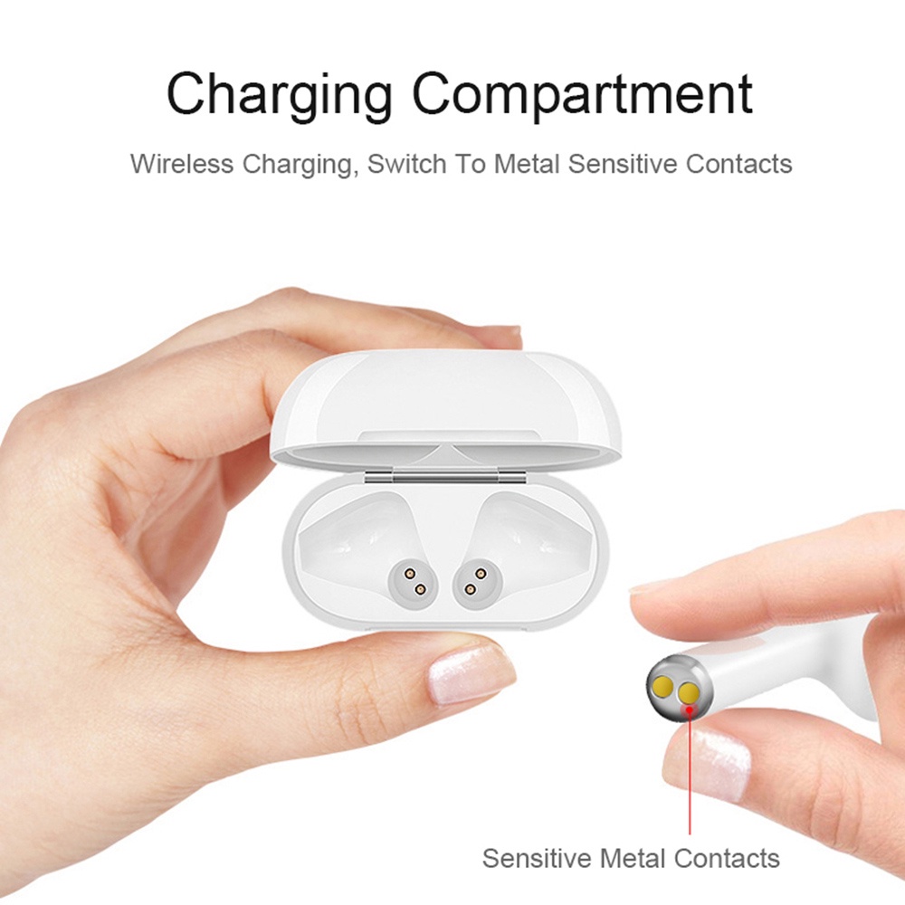 Tai nghe bluetooth không dây TWS 5.0 âm thanh HiFi cao cấp, tự động kết nối cho điện thoại và máy tính bảng