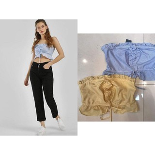 ÁO CROPTOP SỌC BĂNG NGANG NGỰC XUẤT XỊN