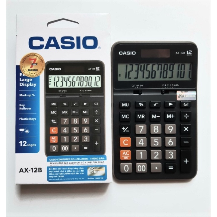 Máy Tính Casio AX12B