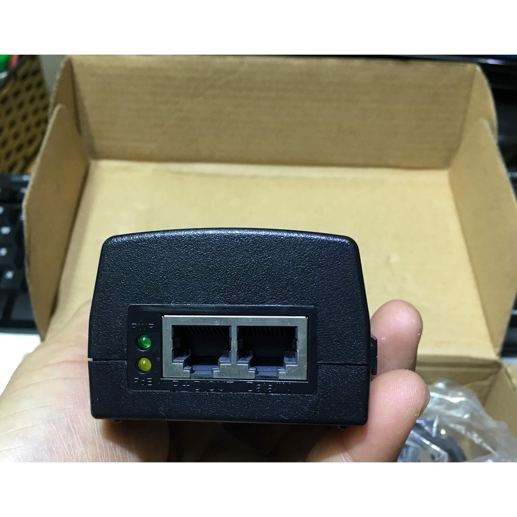 Nguồn POE Gigabit Ịnector PSE801G Adapter POE 1G, 48-56V/30W 10/100/1000