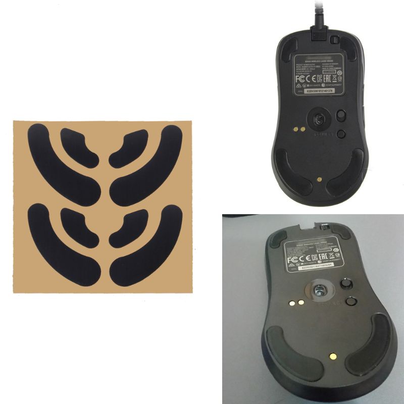 R* 2 Sets/Pack Original Hotline Games Competition Level Mouse Feet Mouse Skates Gildes for SteelSeries Sensei Wireless Mouse 0.6mm Thickness Teflon