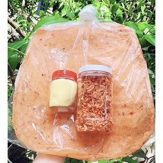 Combo bánh dẽo tôm ruốc muối hành phi + bơ