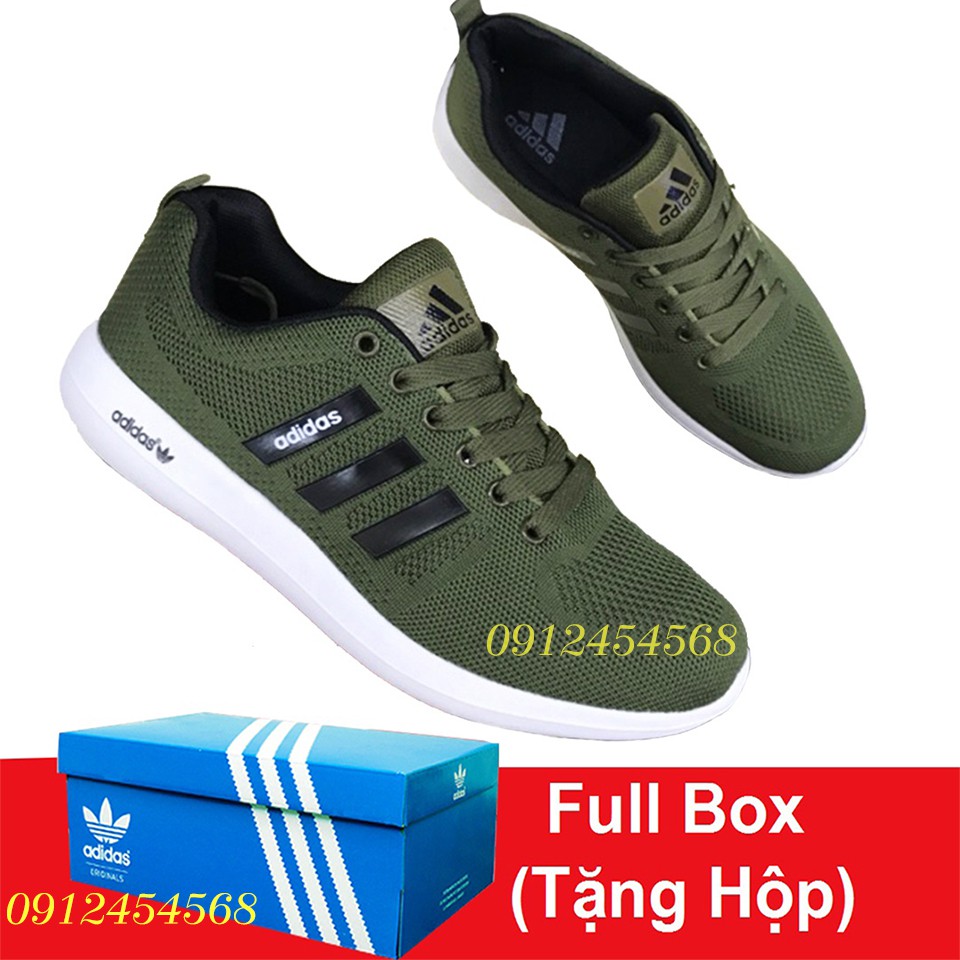 (KÈM HỘP ADIDAS) Giày Adidas Rêu nam nữ hàng đẹp