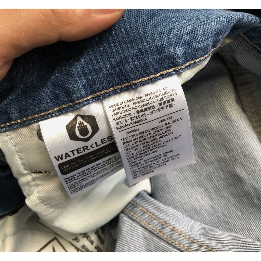 Quần jean dài nam ống suông Lv 501 (Form suông,chất vải ko co dãn,ống quần 20cm) S16 | BigBuy360 - bigbuy360.vn