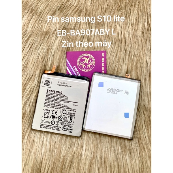 pin samsung S10 lite zin theo máy-mới 100%