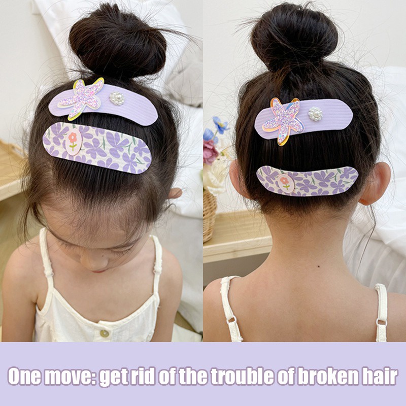 Dụng Cụ Dán Cố Định Tóc Con Không Làm Tổn Thương Tóc Dành Cho Bé Gái