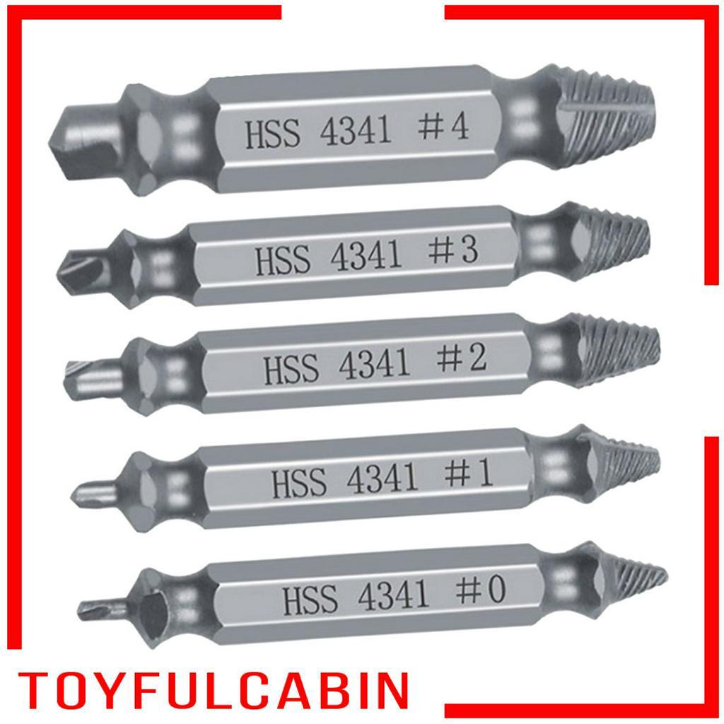 BITS Set 5 Mũi Khoan Lấy Ốc Vít Bị Hỏng