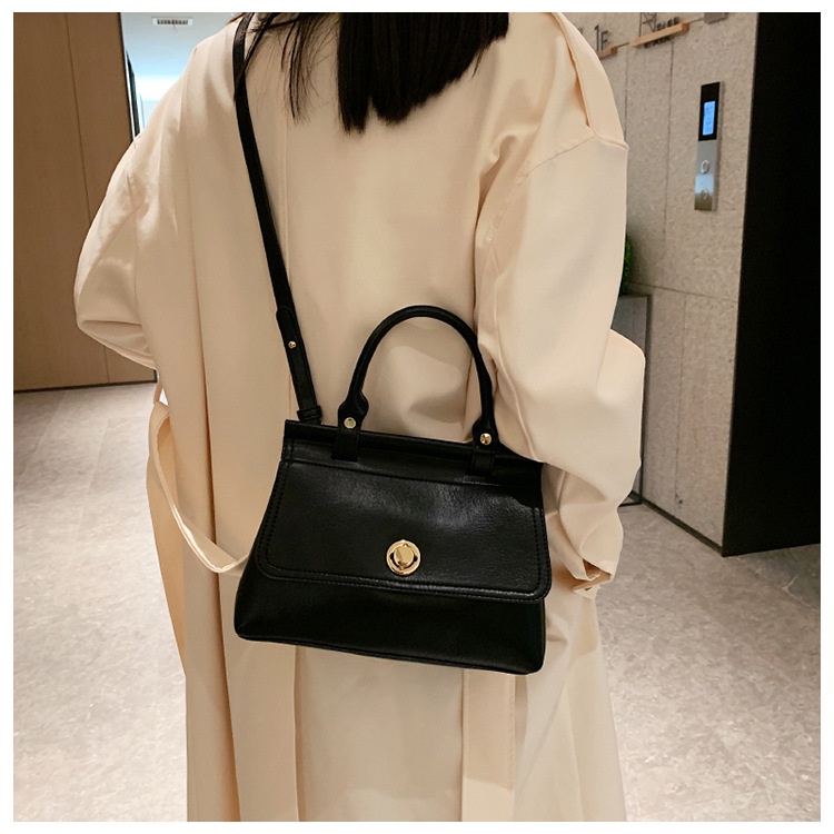 Túi xách JASMIN NOIR da PU cỡ lớn có khóa thời trang cho nữ