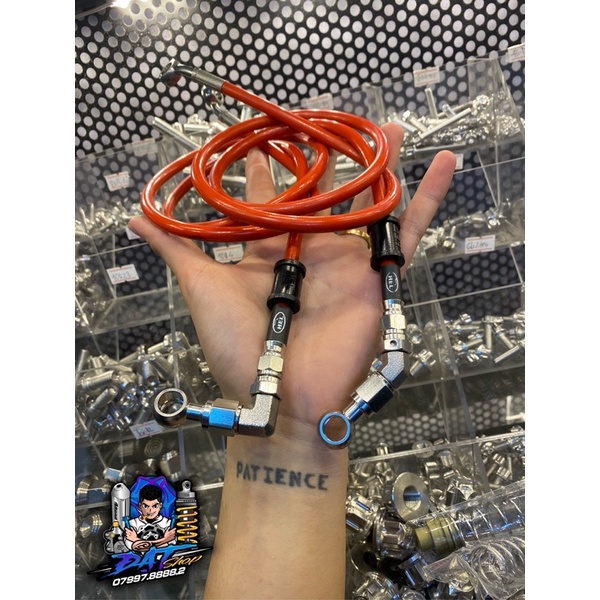 Dây dầu HEL bấm đầu INOX gắn mọi loại xe