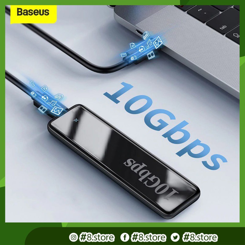 Thiết bị chuyển đổi ổ SSD thành ổ lưu trữ di động SSD Box Baseus Full Speed Series SSD Enclosure