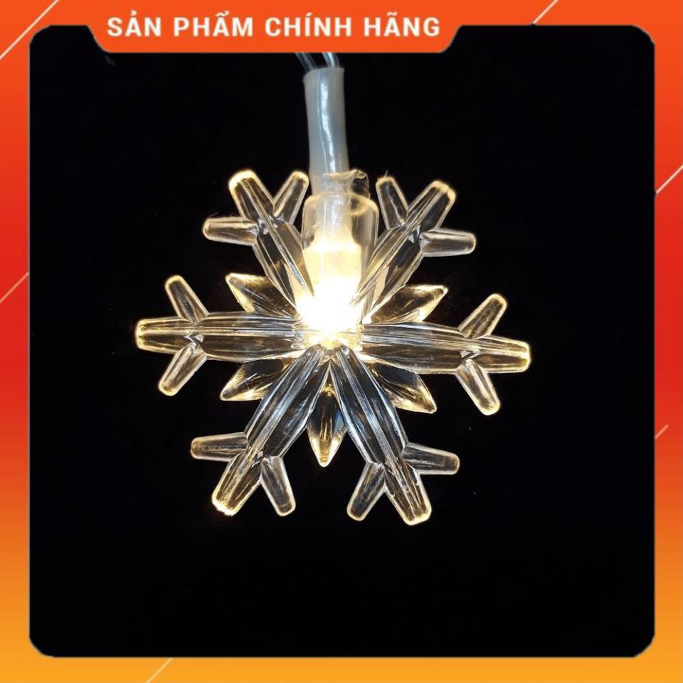 Dây đèn led trang trí phòng ngủ và ngoài trời cho Giáng sinh Tết hình nháy Hoa tuyết và hình khác dài 4m mã 26004