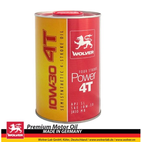 Nhớt xe ga 4t Wolver power 10w30 MB (có chiết lẻ)