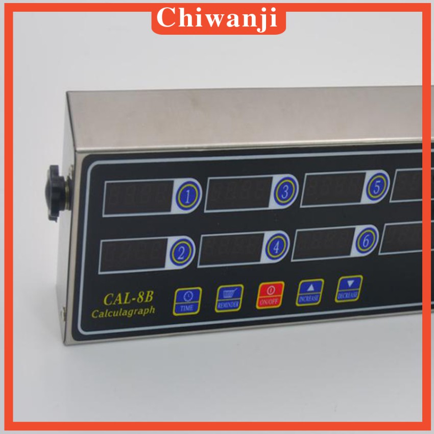 CHANNEL Đồng Hồ Đếm Ngược Thời Gian Nấu Ăn 8 Kênh Cal-8B