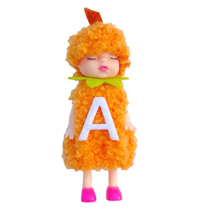 Mặt Dây Chuyền Hình Quả Bí Ngô Mini Bằng Nhựa Dễ Thương Trang Trí Halloween