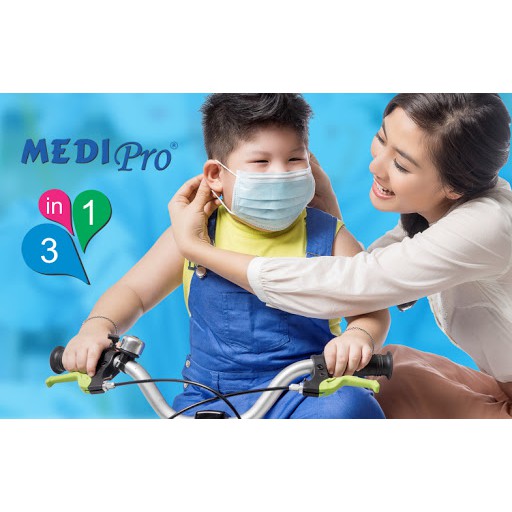 Khẩu trang y tế trẻ em Medipro hộp 10 cái