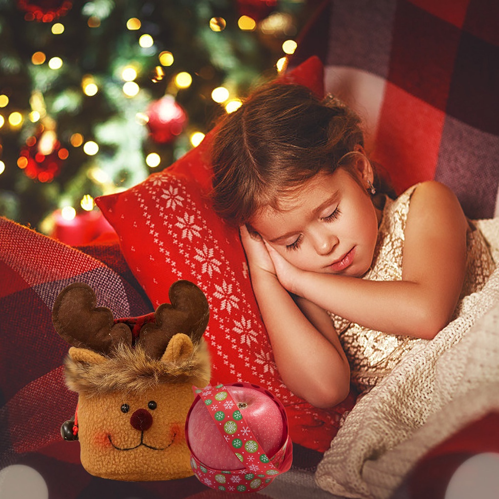 Túi đựng kẹo hình táo/người tuyết/ông già Noel/tuần lộc 365