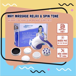 Máy massage cầm tay relax & spin tone - bảo hành 12 tháng