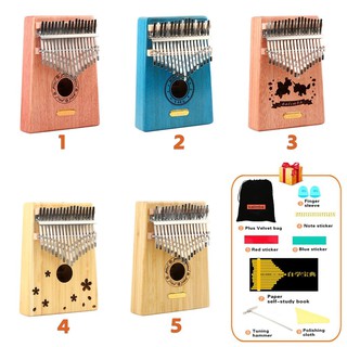 [HOT] Đàn Kalimba Yael 17 Phím Y17 (Kèm Búa Chỉnh Âm, Túi Đựng, Sách Học, Dán Nốt, Khăn Lau, Bịt Bảo Vệ Móng, Decal)