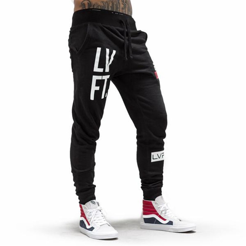 LIVE FIT Cotton Training Fitness Athleisure Trousers Men's Breathable Slim Jogger Pants