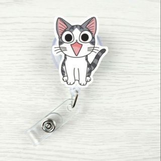 Đeo thẻ dây rút hình mèo đáng yêu