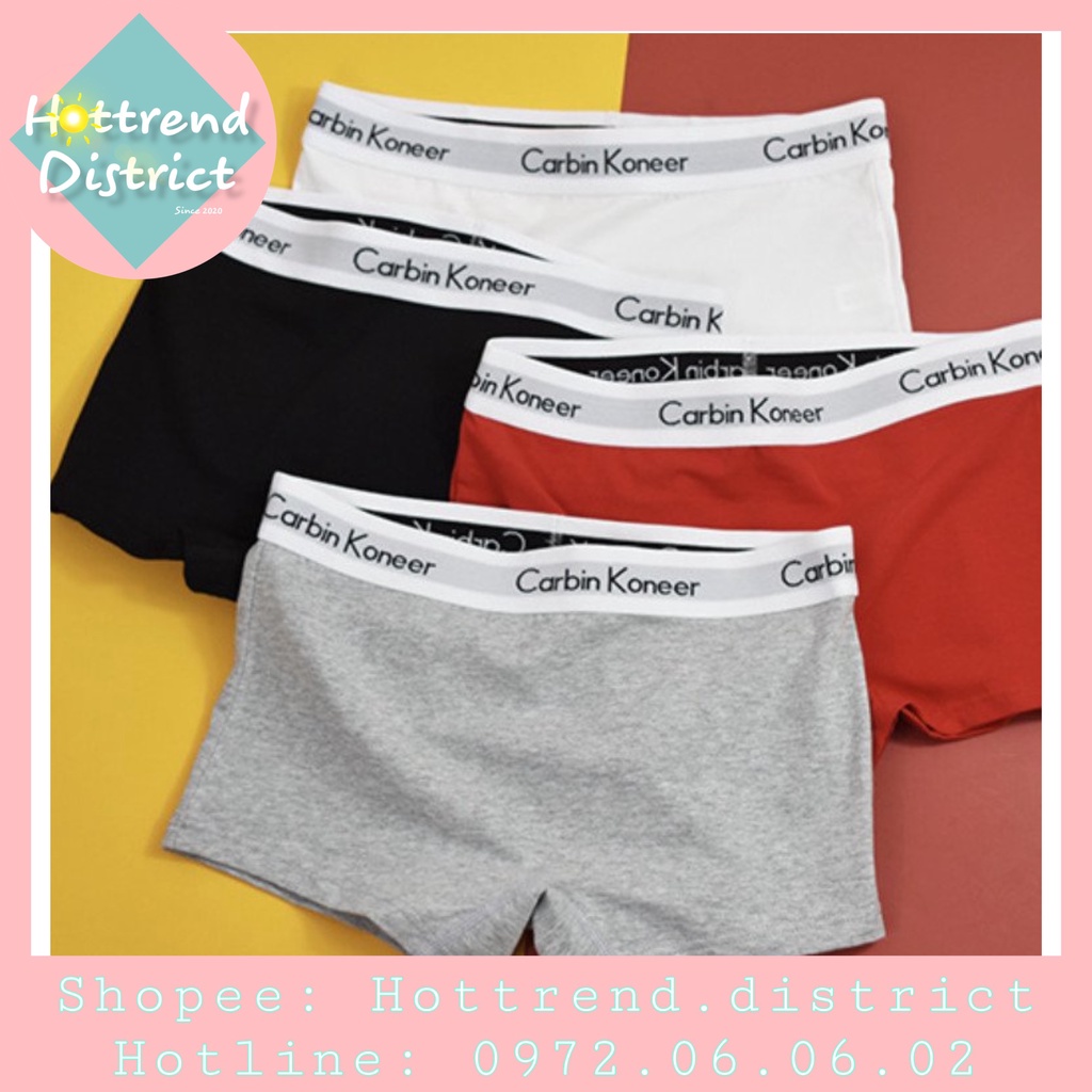 [ORDER] Set 4 Quần Boxer Classic Cho Nữ/Tomboy