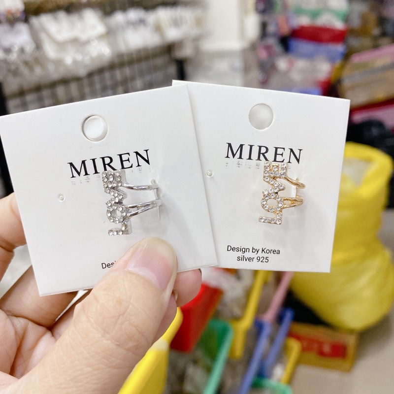 bông tai khuyên tai kẹp vành 1 chiếc