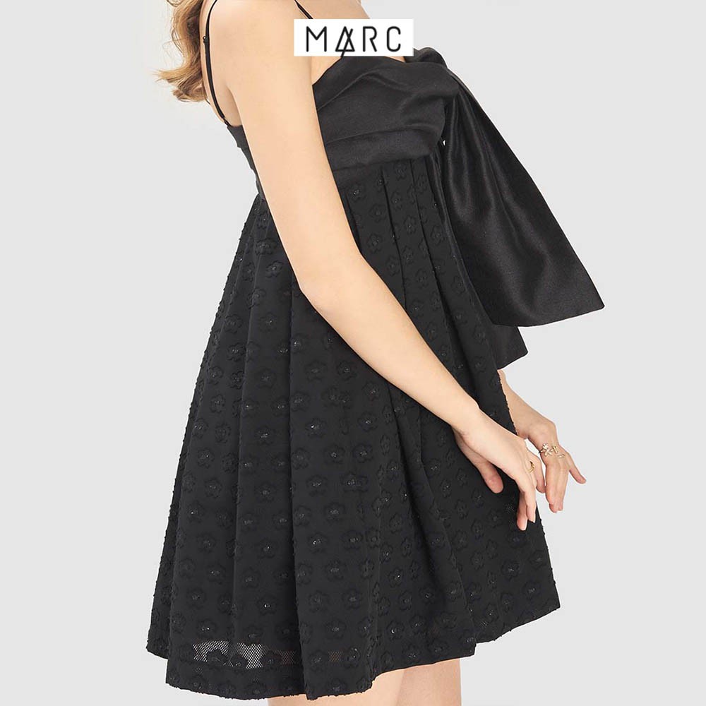 Đầm nữ MARC FASHION 2 dây babydoll phối vải nhấn nơ | BigBuy360 - bigbuy360.vn