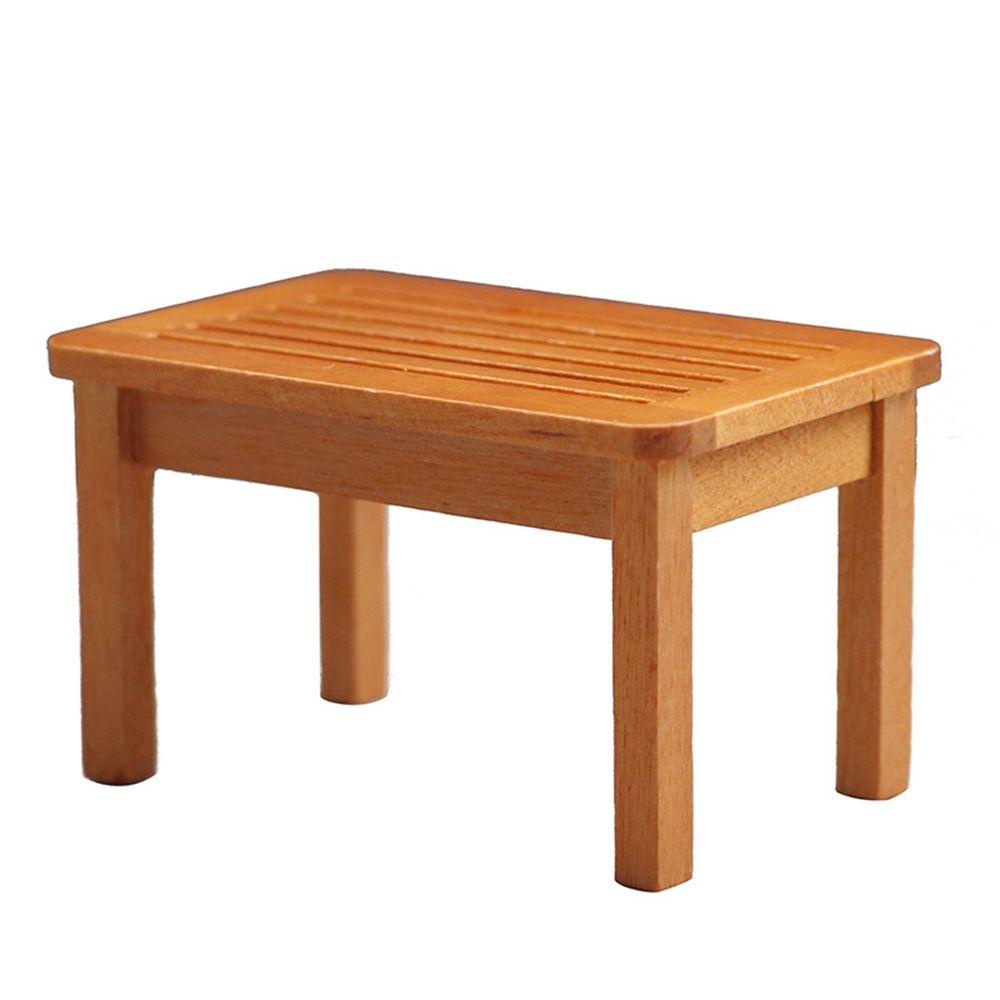 Mô Hình Ghế Công Viên 7.6 * 4.9 * 4.4cm Tự Trang Trí Nhà Búp Bê Tỉ Lệ 1: 12