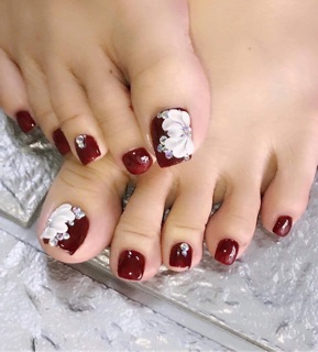 hoa bột nail
