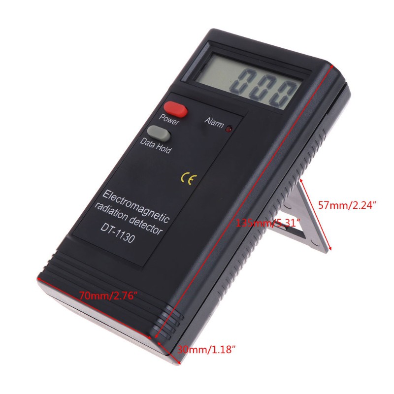 AOT.Electromagnetic Radiation Detector LCD Digital EMF Meter Dosimeter Tester DT1130