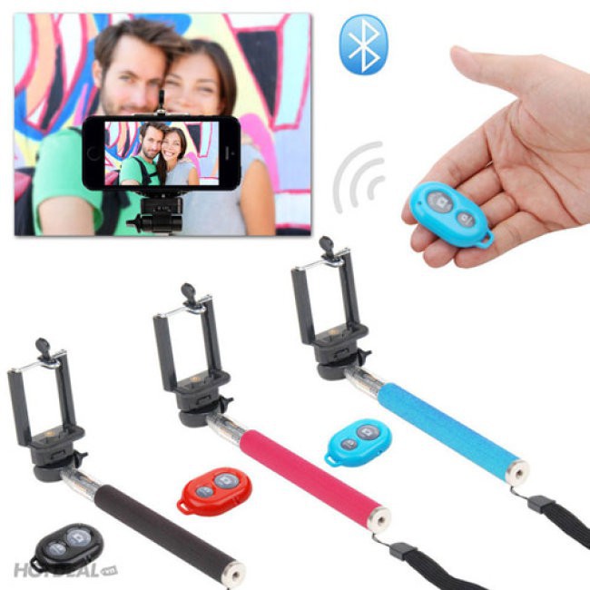 Gậy Chụp Hình Tự Sướng Monopod Kèm Remote