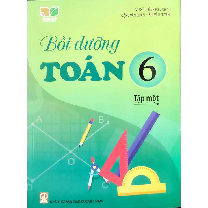 Combo 2 quyển sách bồi dưỡng Toán lớp 6 tập 1+2- Kết nối