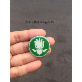 Huy hiệu hoa sen GĐPT có ghim gài