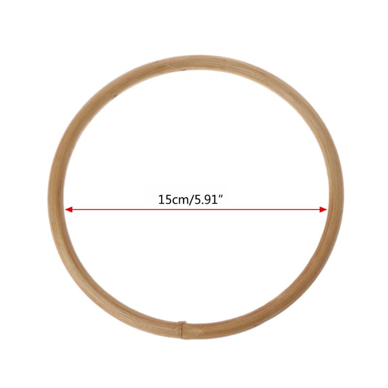 Seng Tay Cầm Túi Xách Bằng Tre Đan Kích Thước 5.91 &quot;Thay Thế Tiện Dụng