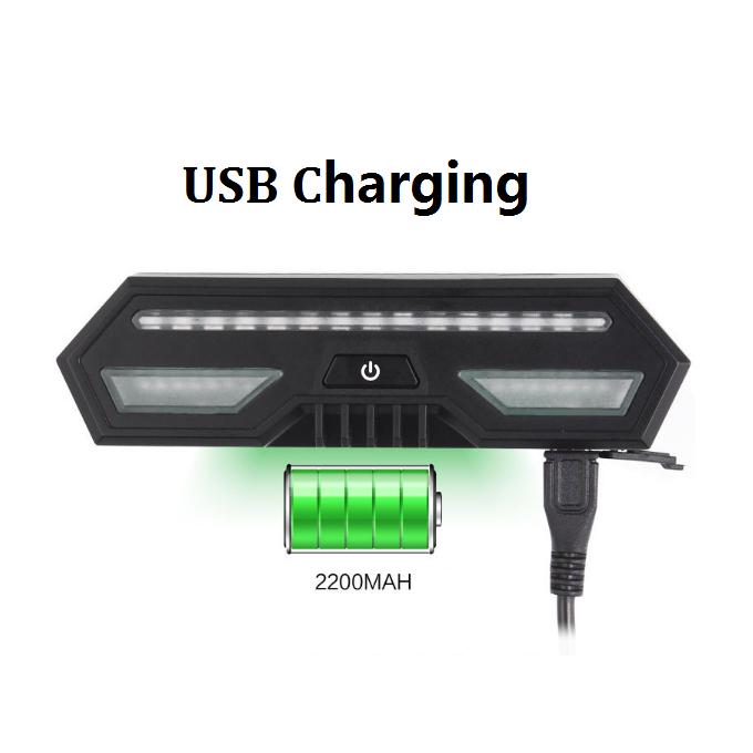 Đèn Led Gắn Đuôi Xe Đạp Có Cổng Sạc Usb