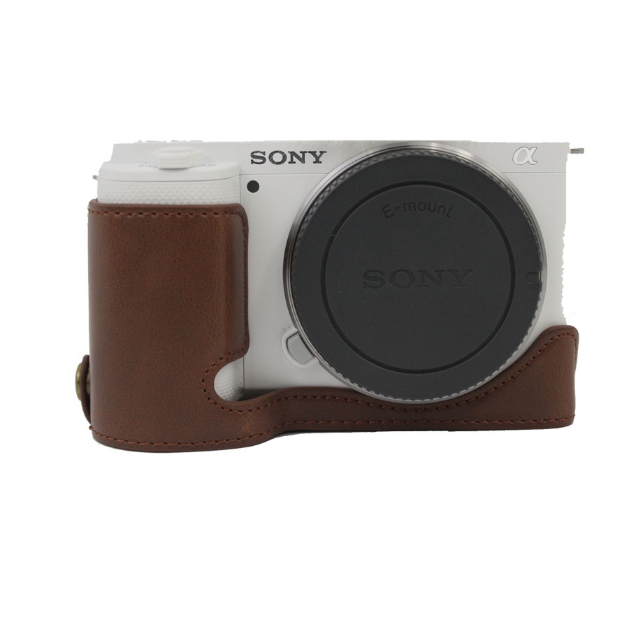 Ốp Da PU Bảo Vệ Máy Ảnh Sony ZVE10 ZV-E10