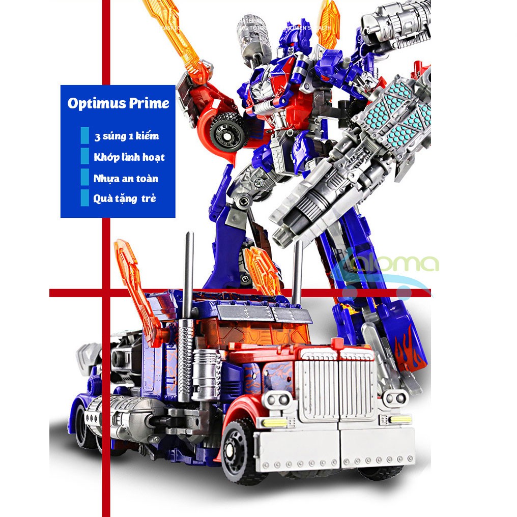 Robot biến hình ôtô Transformer cao 20cm mẫu Optimus Prime