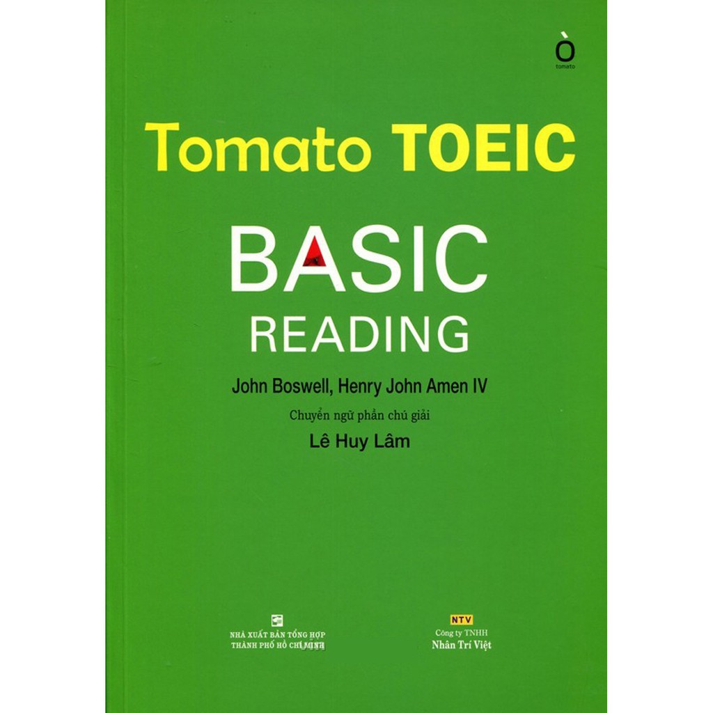 Sách - Tomato Toeic Basic Reading - NTV
