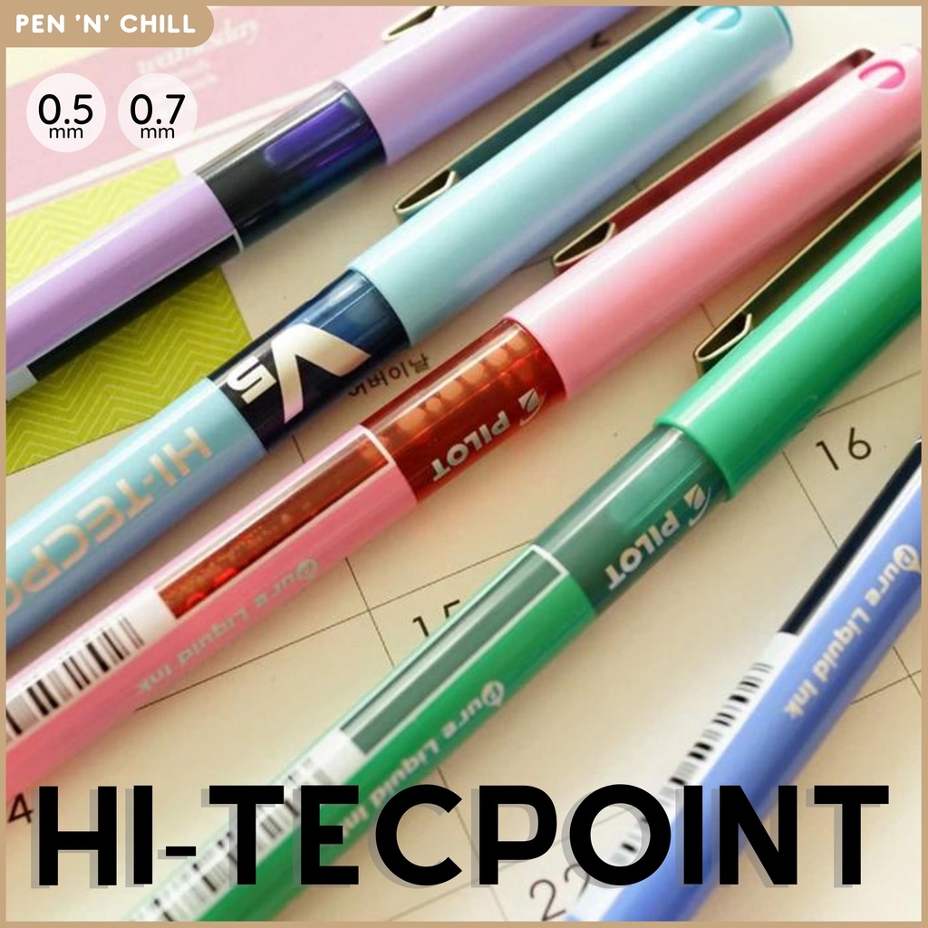 Bút nước Pilot V5/V7 Hi-Techpoint - Cỡ ngòi 0.5mm/0.7mm