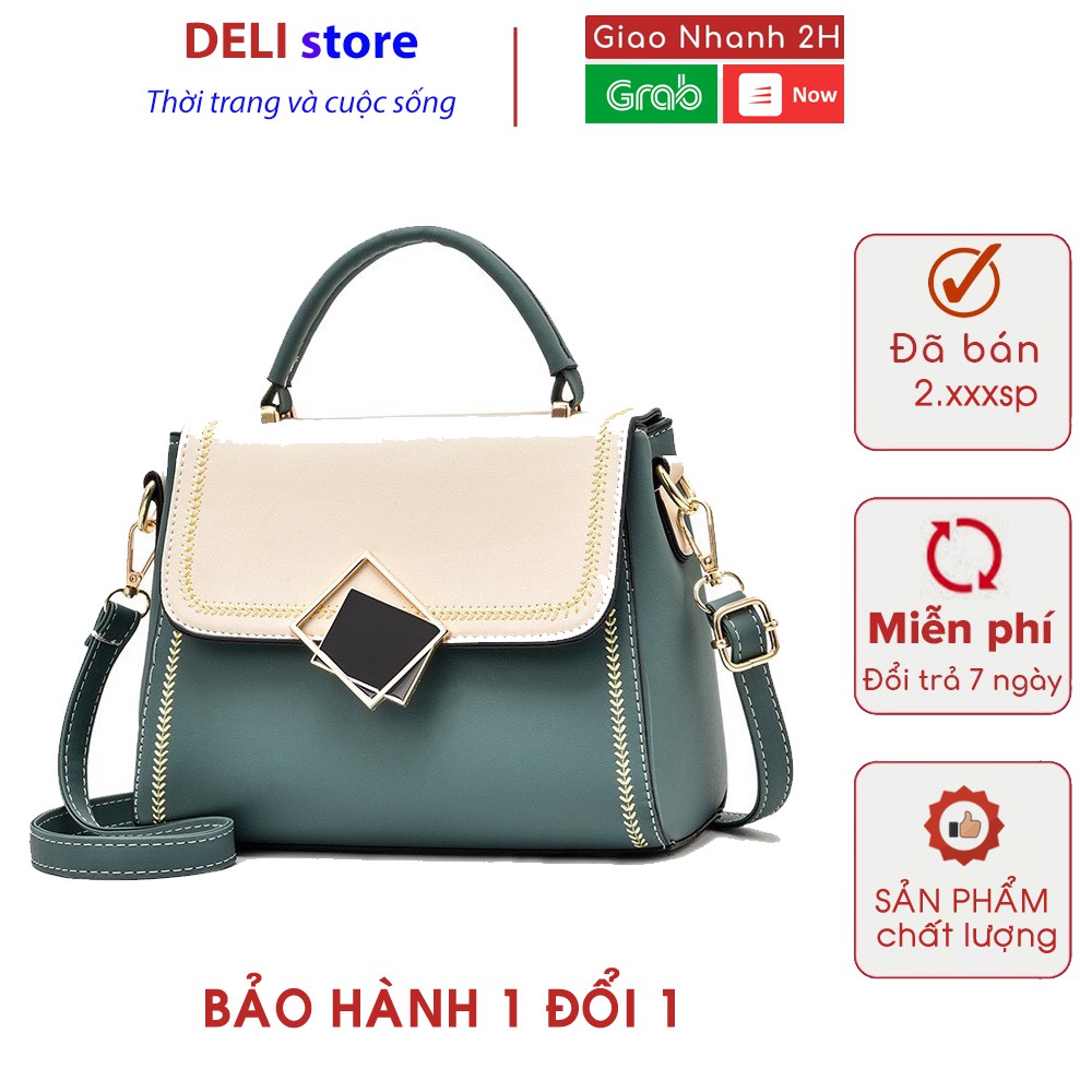 Túi Xách Nữ khóa gương style Hàn quốc cực hot DELI_ STORE