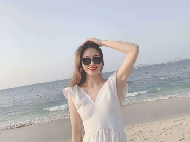 Sẵn Đầm maxi trắng hở lưng đi biển phong cách Hàn ẢNH FEELBACK CUỐI Quốc J0023 | BigBuy360 - bigbuy360.vn