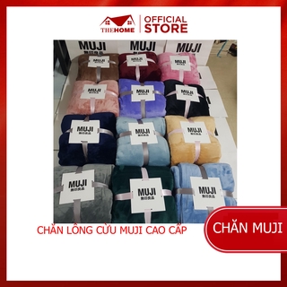 [TH02] Chăn Lông Cừu MuJi 2 Lớp Siêu Mềm Mịn Sang Chảnh Cao Cấp (Kích Thước 2mx2m3)