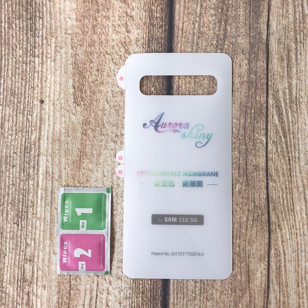 Sỉ_Dán dẻo PPF Cho Galaxy S10 5G Trong suốt + tặng gạt dán