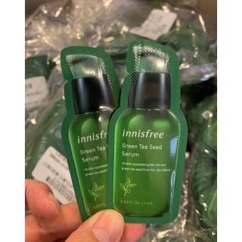 (Hàng Mới Về) Bộ 10 Chai Serum Chiết Xuất Hạt Trà Xanh Innisfree 1ml