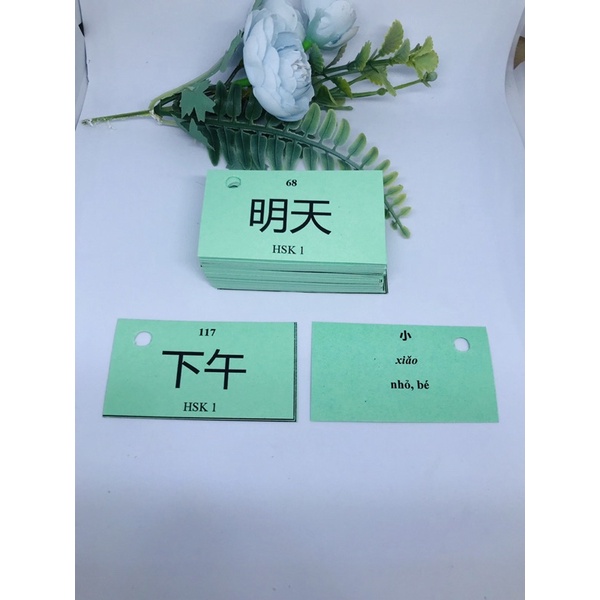 Flashcard Từ Vựng Tiếng Trung HSK1 150 thẻ
