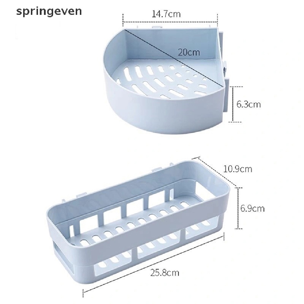 Kệ Đựng Đồ Dùng Gắn Góc Tường Tiện Dụng Cho Nhà Tắm