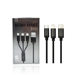 Cáp Sạc Remax 3 in 1 RC-131TH (Lightning - Micro USB - Type C)